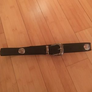 🌲 Vintage Genuine leather western waist belt